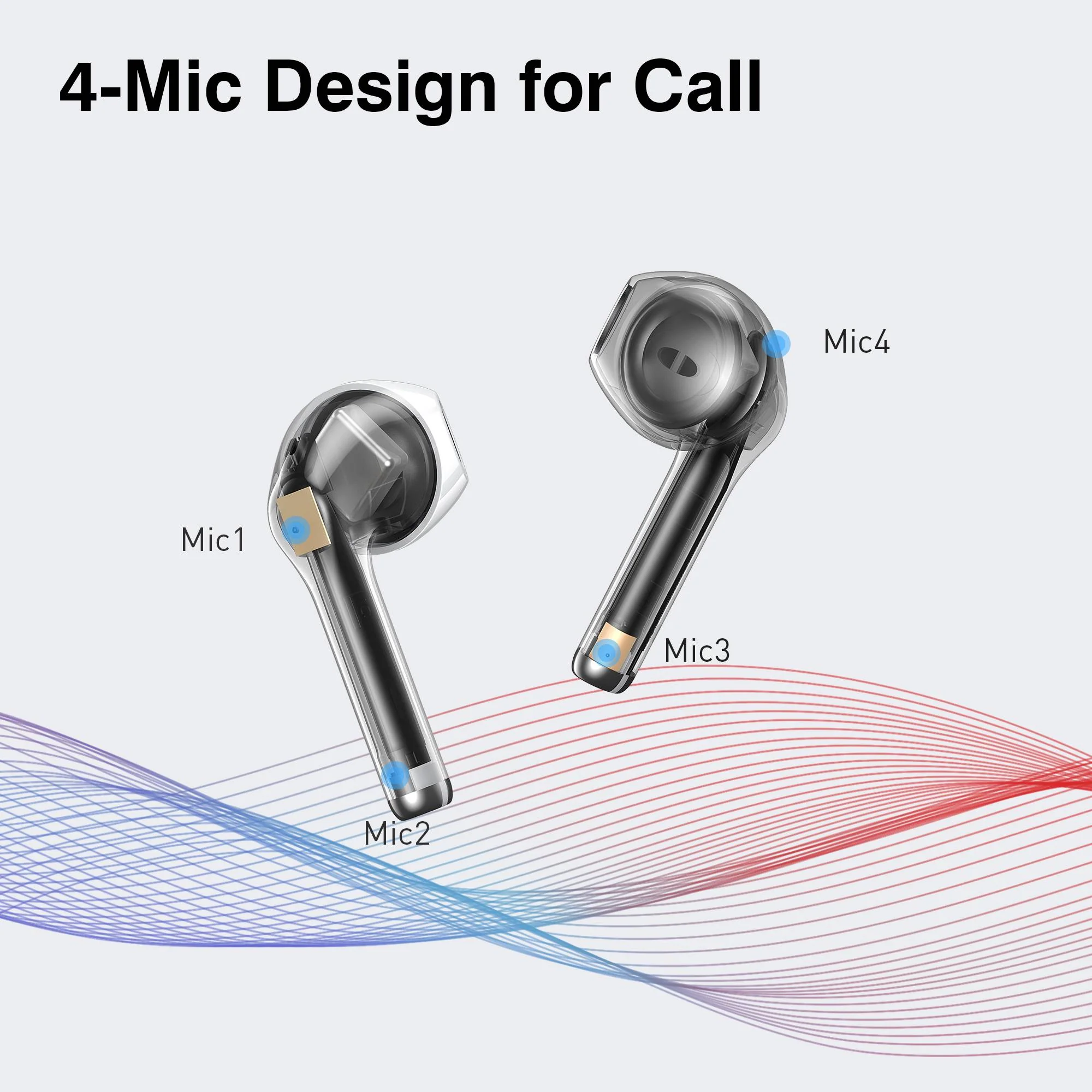 Tranya F4® Semi-in-Ear Low-Latency Game Mode - Image 3