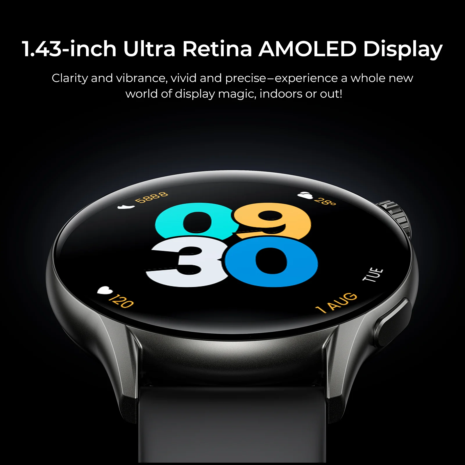 Tranya LS Smartwatch® Fitness Tracker, Sleep Tracking, 100+ Sports Mode, Bluetooth Calls, AI Voice Assistant - Image 5