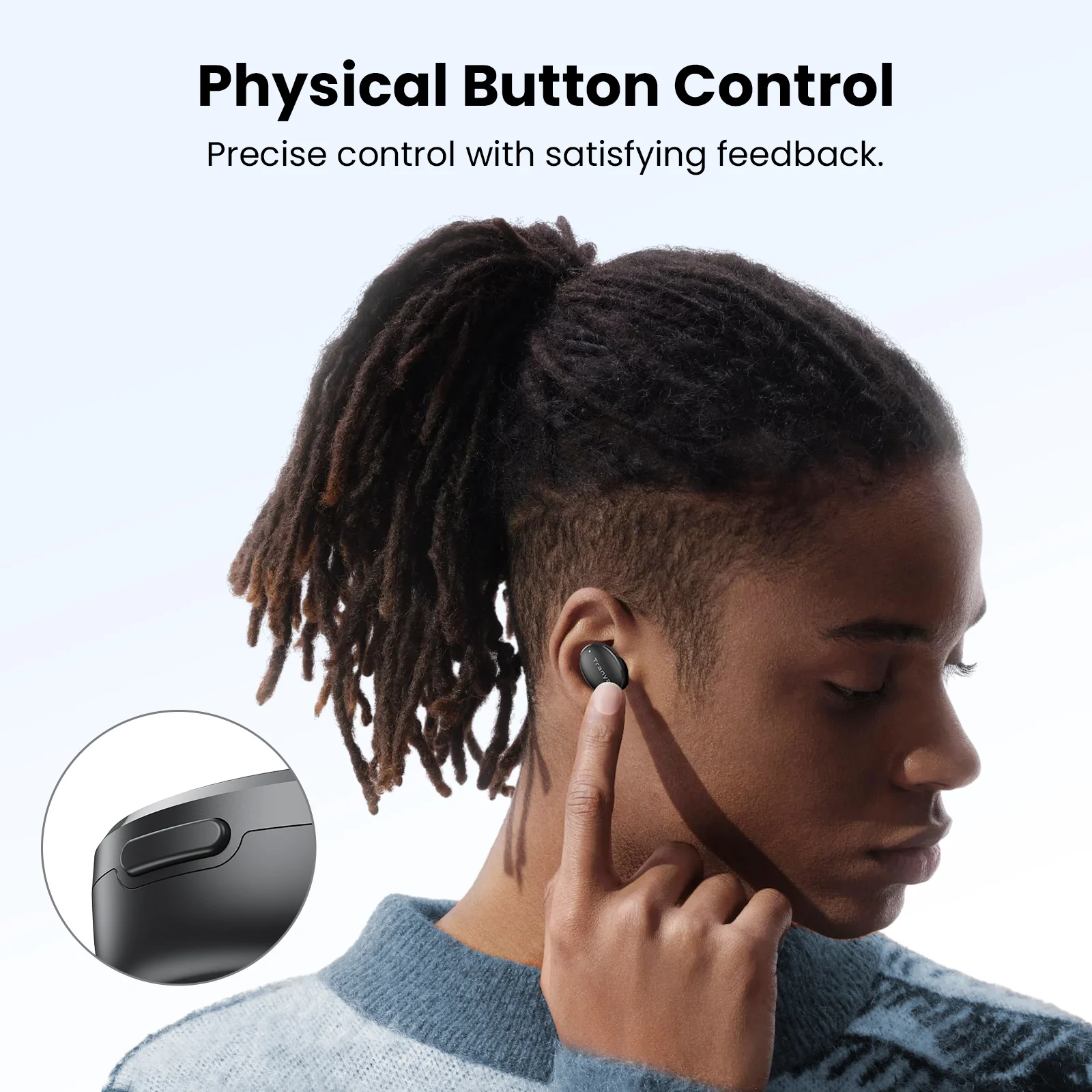 Tranya M20® APP Support Game Mode Bluetooth 5.3, 4-Micphones - Image 4