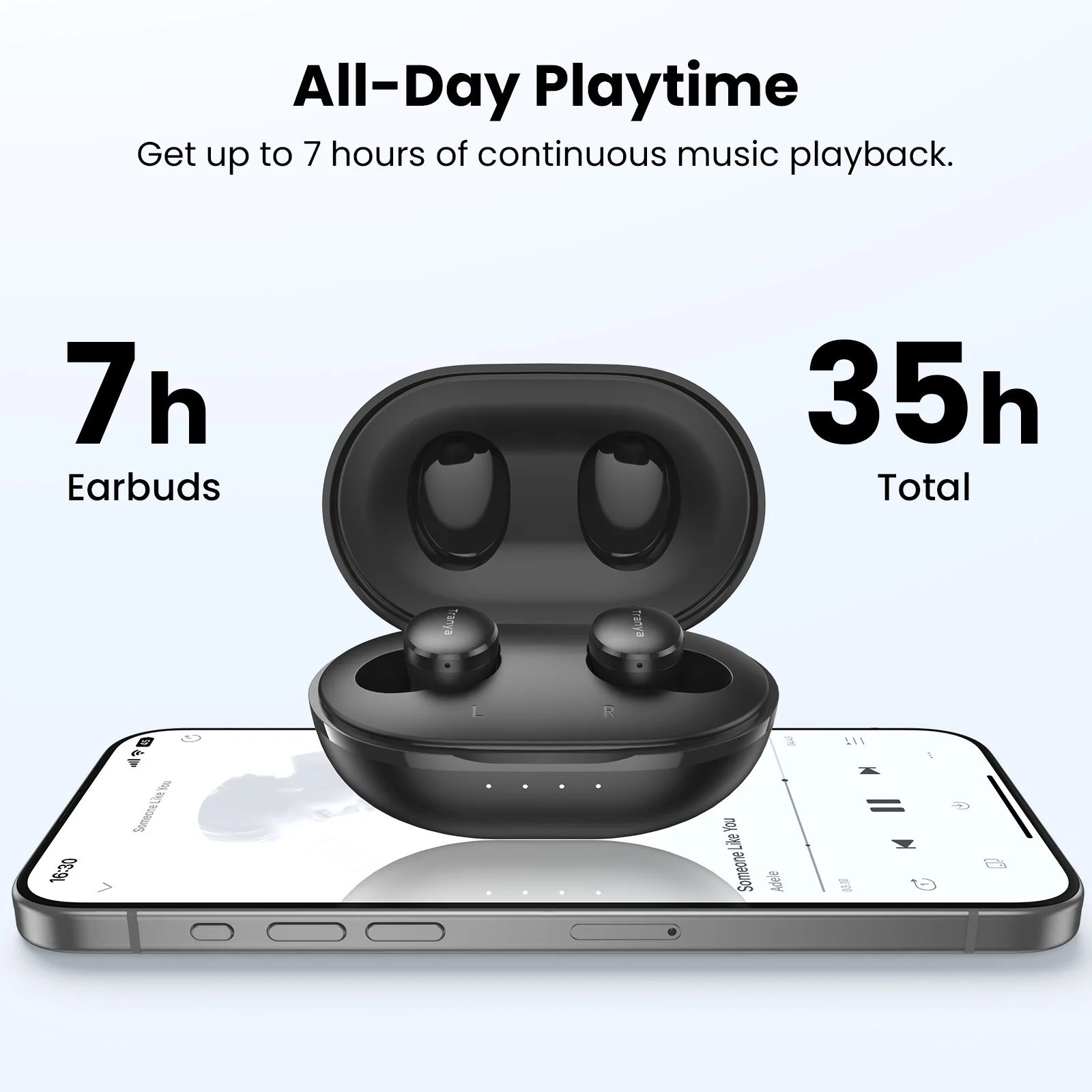 Tranya M20® APP Support Game Mode Bluetooth 5.3, 4-Micphones - Image 5