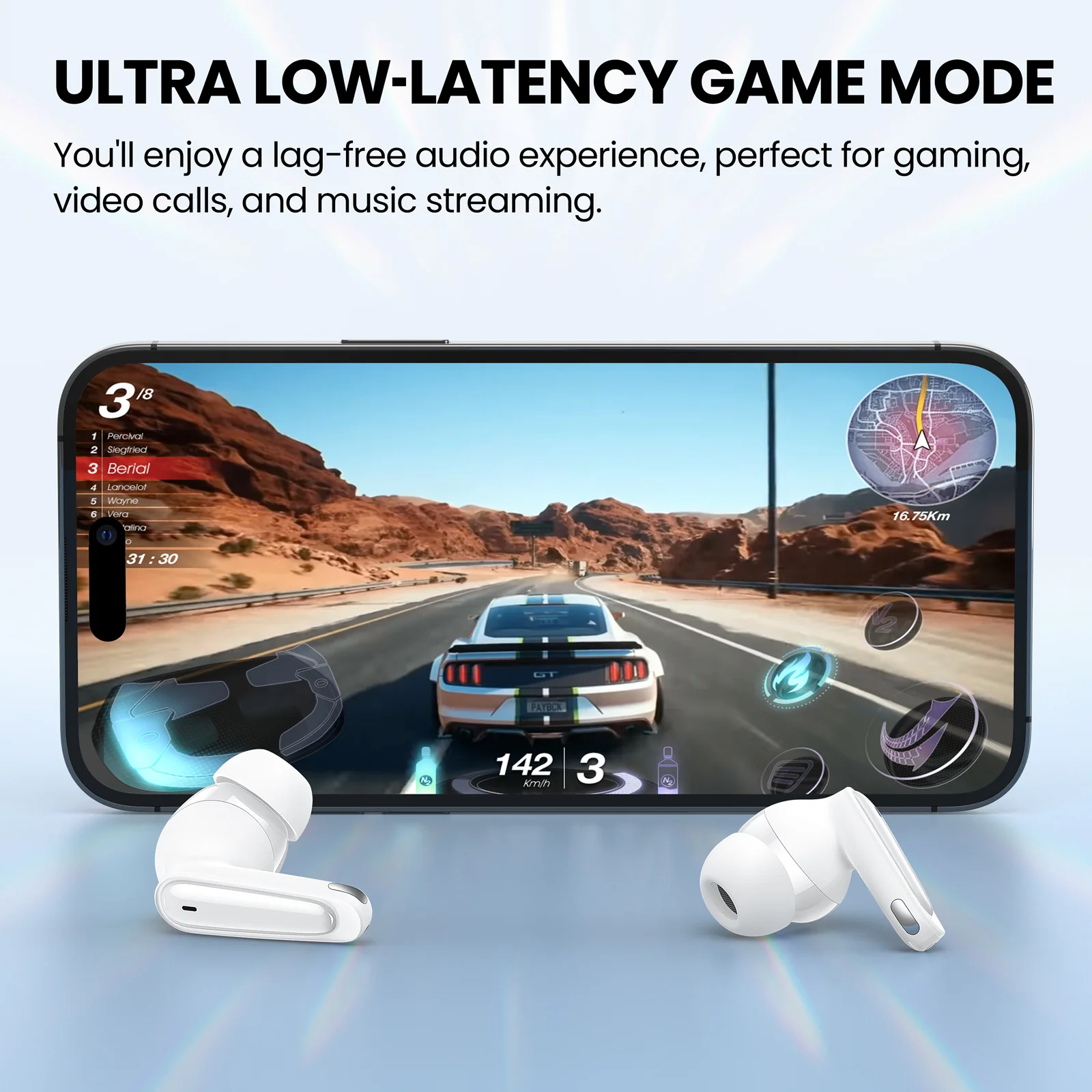 Tranya T50® Powerful Bass AI-Enhanced Clear Calls Game Mode - Image 3