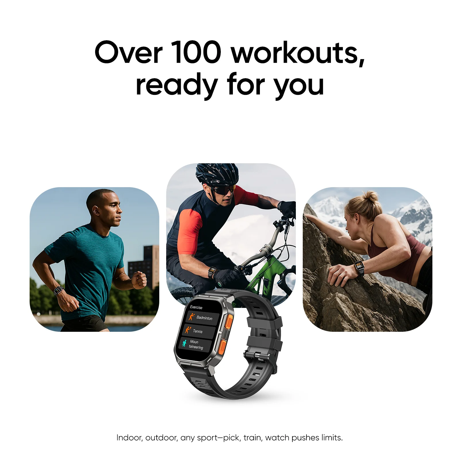 Tranya D28 Smartwatch® Bluetooth Calling, 100+ Sports Mode, Health Monitoring of Sleep, Heart Rate, Blood Oxygen, Compatible with Android/iOS System - Image 5