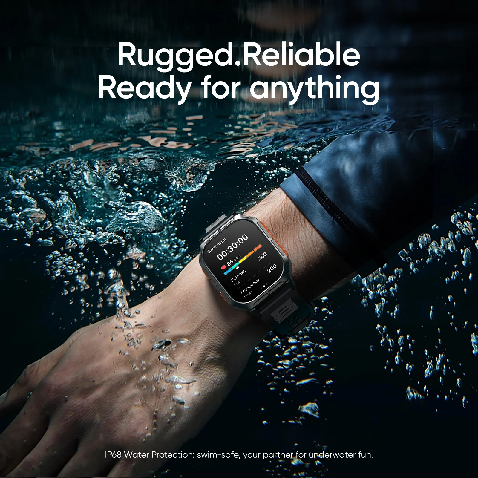 Tranya D28 Smartwatch® Bluetooth Calling, 100+ Sports Mode, Health Monitoring of Sleep, Heart Rate, Blood Oxygen, Compatible with Android/iOS System - Image 6