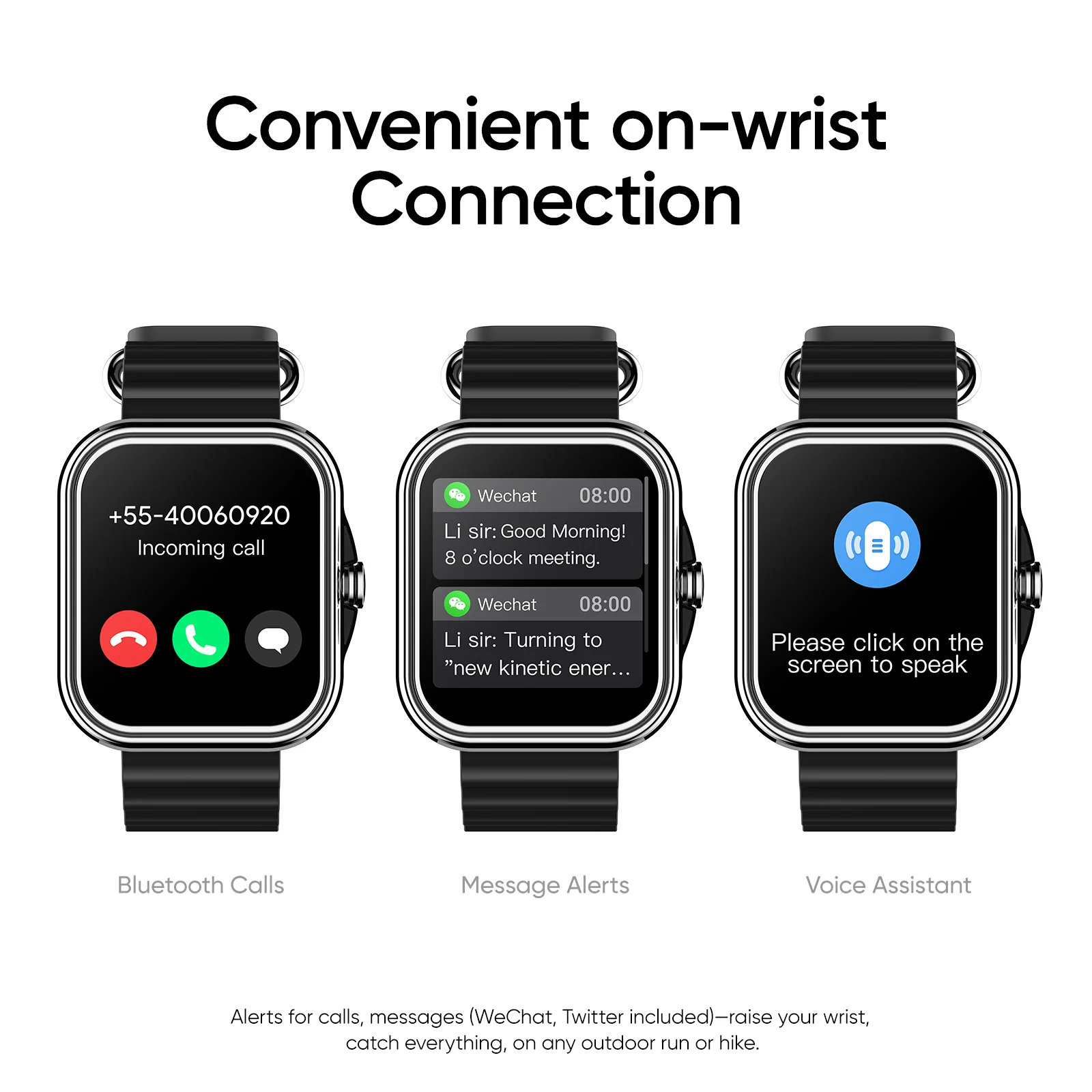 Tranya Z05 Smartwatch® IP68 water resistance, Bluetooth calling, Ultra-thin 1.8-inch display fitness with multiple sports functions including sleep, blood pressure, heart rate, and oxygen monitoring, compatible with Android/iOS systems. - Image 4