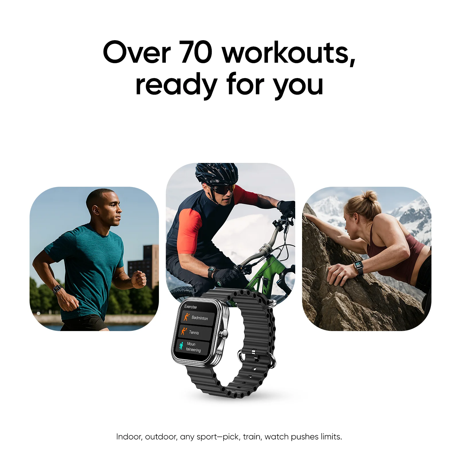 Tranya Z05 Smartwatch® IP68 water resistance, Bluetooth calling, Ultra-thin 1.8-inch display fitness with multiple sports functions including sleep, blood pressure, heart rate, and oxygen monitoring, compatible with Android/iOS systems. - Image 5