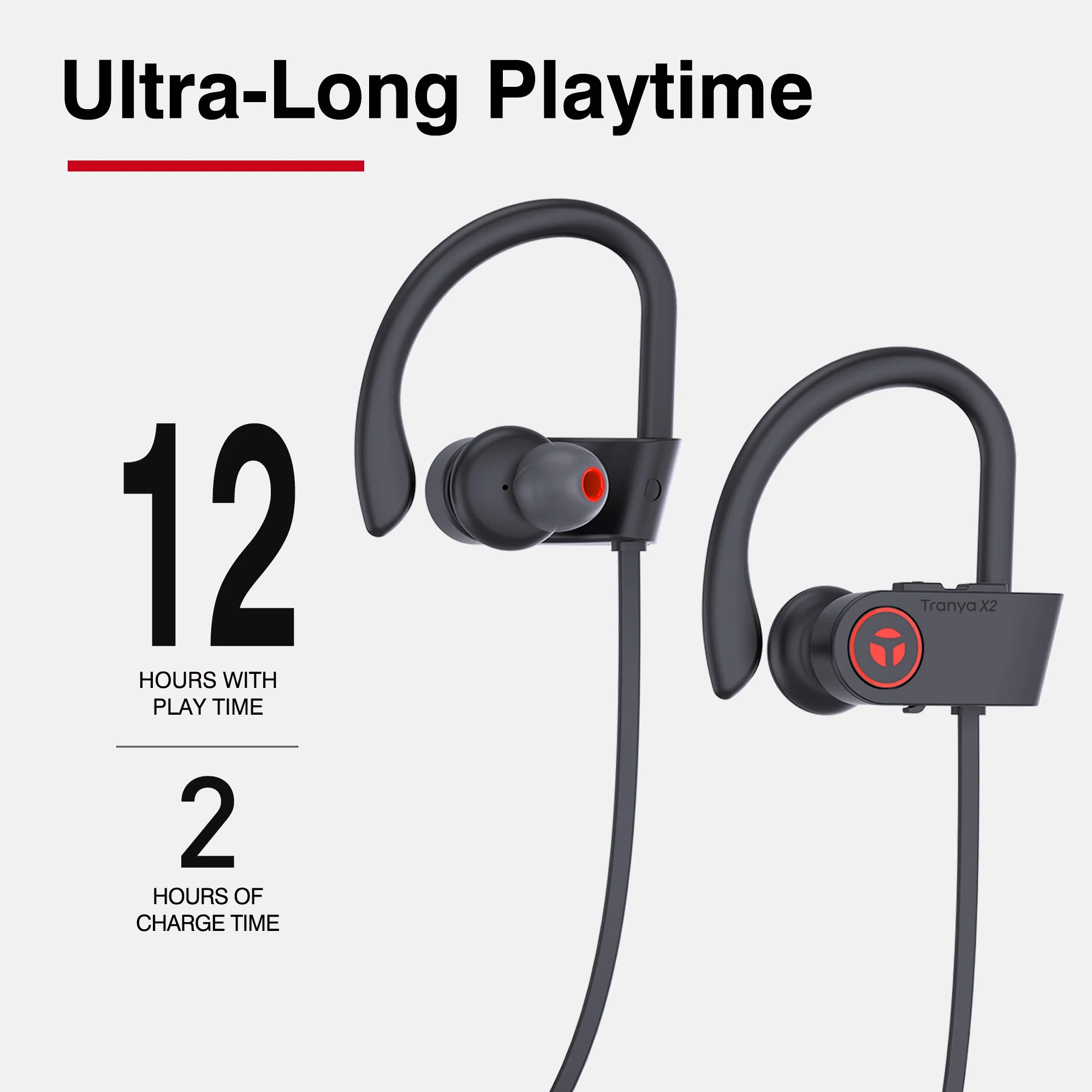 Tranya X2®4-Microphone Incredible Sound Quality IP-X5 - Image 3