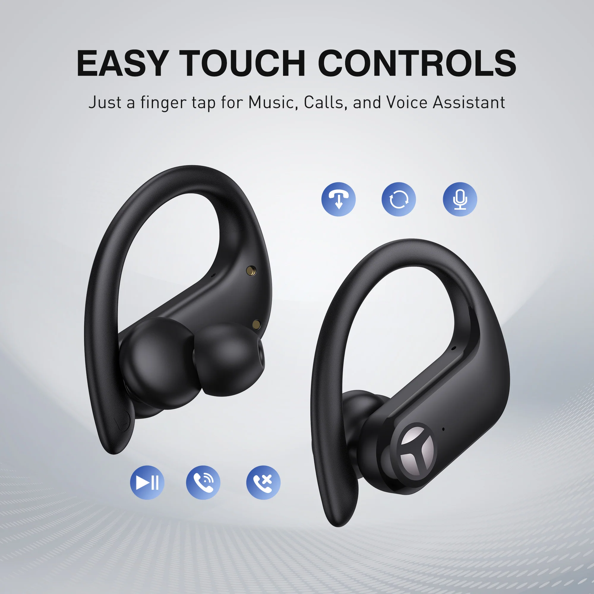 Tranya X5® Lower Latency CVC 8.0 Noise Cancellation Sports Headphone - Image 4